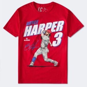 Red Bryce Harper Graphic T-Shirt and Chris Stapleton graphic t shirt